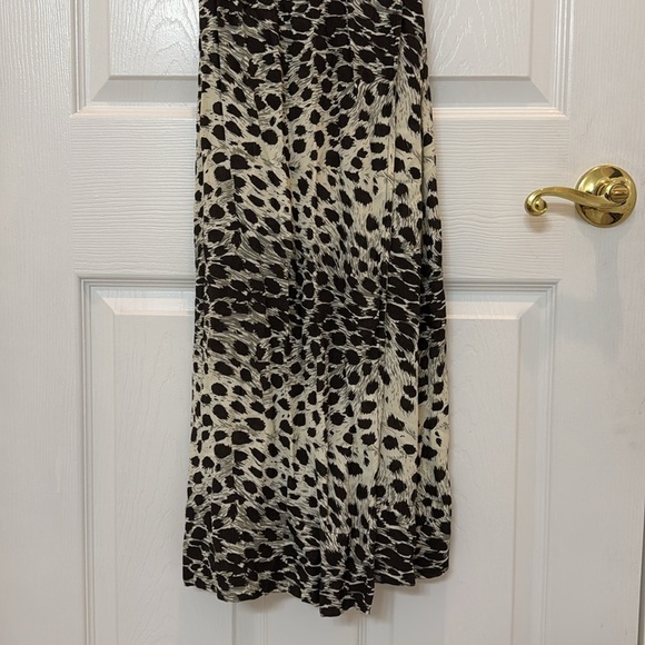 Sea New York Leo Animal Print Wrap Midi Dress Size 0 - Picture 6 of 11